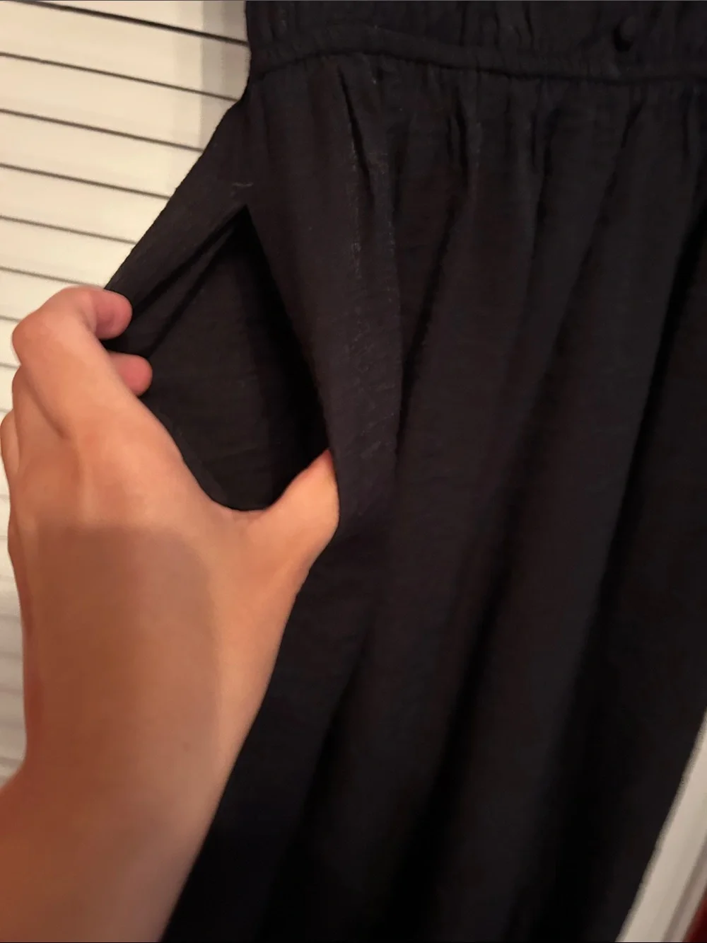 Women Black Puff-Sleeve Maxi Dress long black size XS